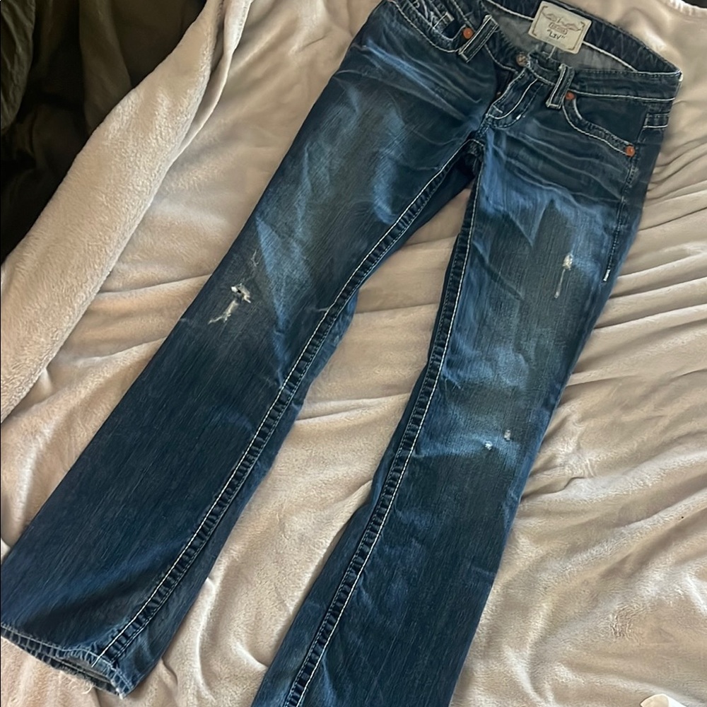 Big Star Blue Boot Cut Jeans Classic Style